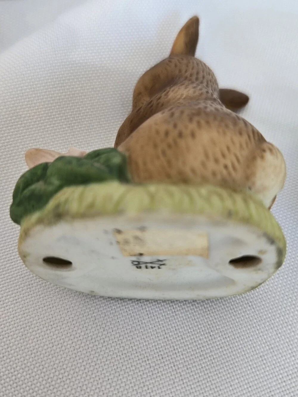 Vintage Homco 1418 Forest Friends Bisque Figurines Set of 3